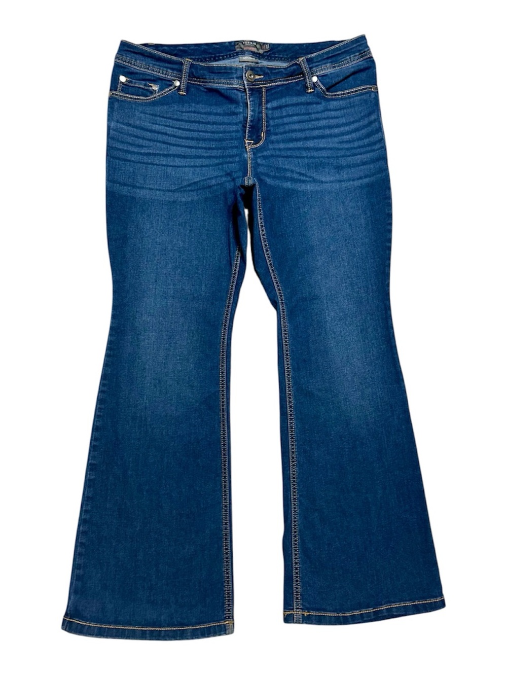 TORRID Luxe Slim Bootcut jeans size 14 short super stretch